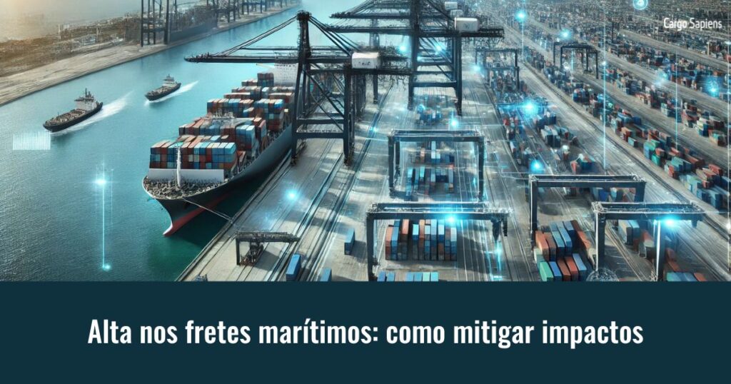 alta nos fretes maritimos