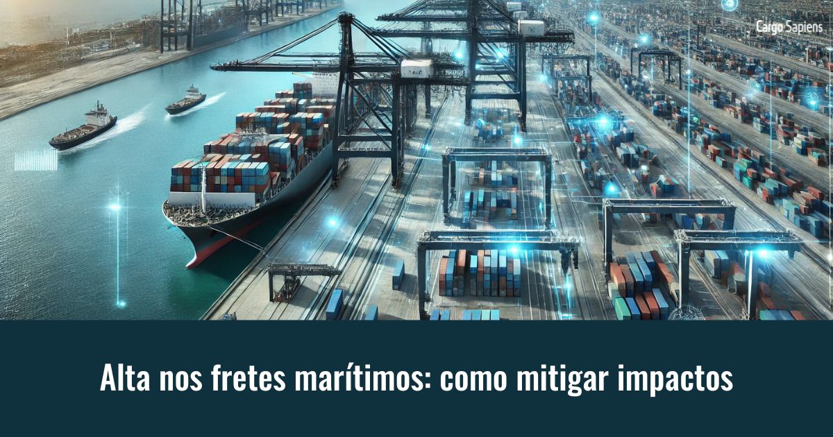 alta nos fretes maritimos