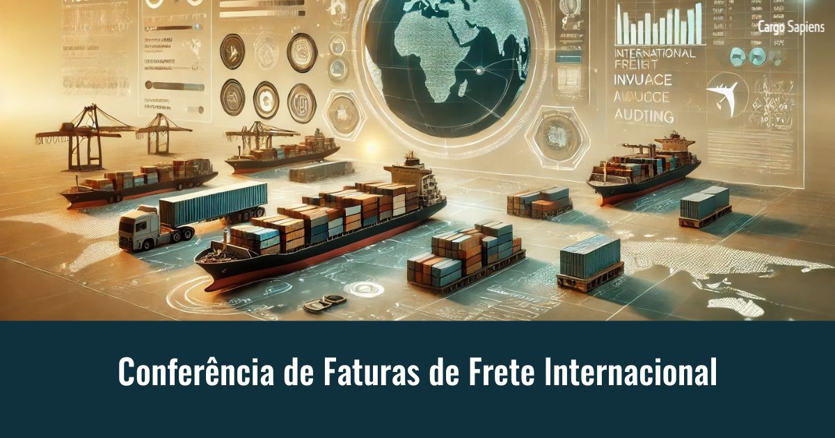 conferencia de fatura de frete internacional