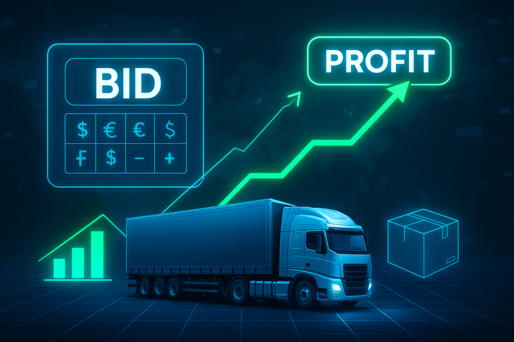 bid de transporte frete bidding process