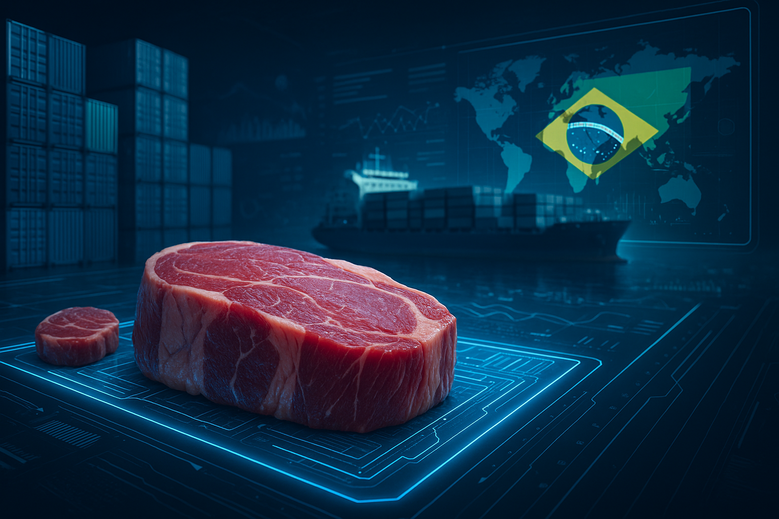 exportações de carne bovina do brasil