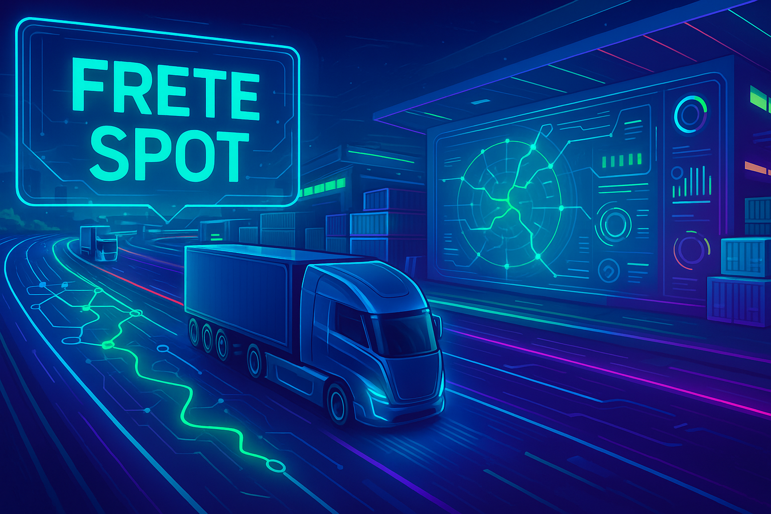 frete spot transporte SPOT entrega SPOT modalidade SPOT operação SPOT