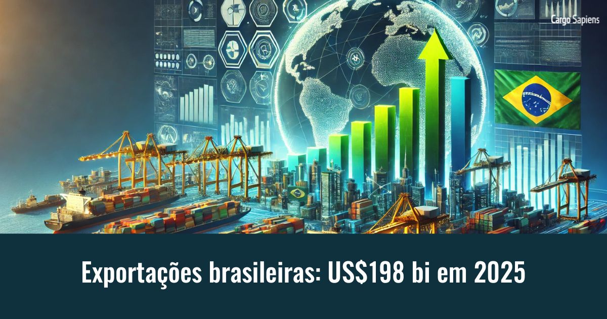 crescimento das exportacoes brasileiras ate julho 2025